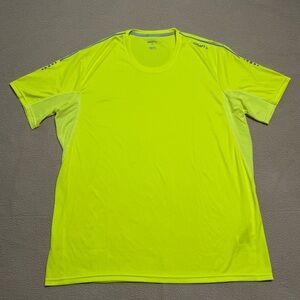 Craft Bright Yellow Short Sleeve T-Shirt Tee Men's 3XL